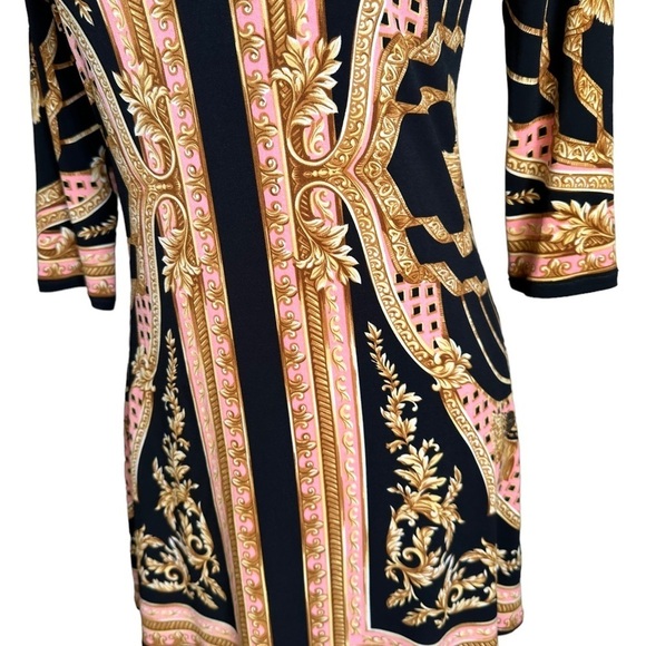 Eva Varro 3/4 Sleeve High V-neck Tunic Size Small - Picture 15 of 17